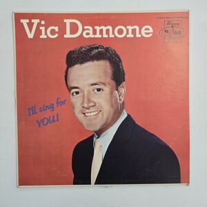 Vic Damone I'll Sing For You LP 1958 Wing Records Traditional Pop Vinyl